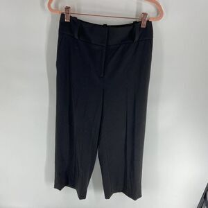 White House Black Market The Wide Leg Crop Pant Pleat Front Dress Career Women 2